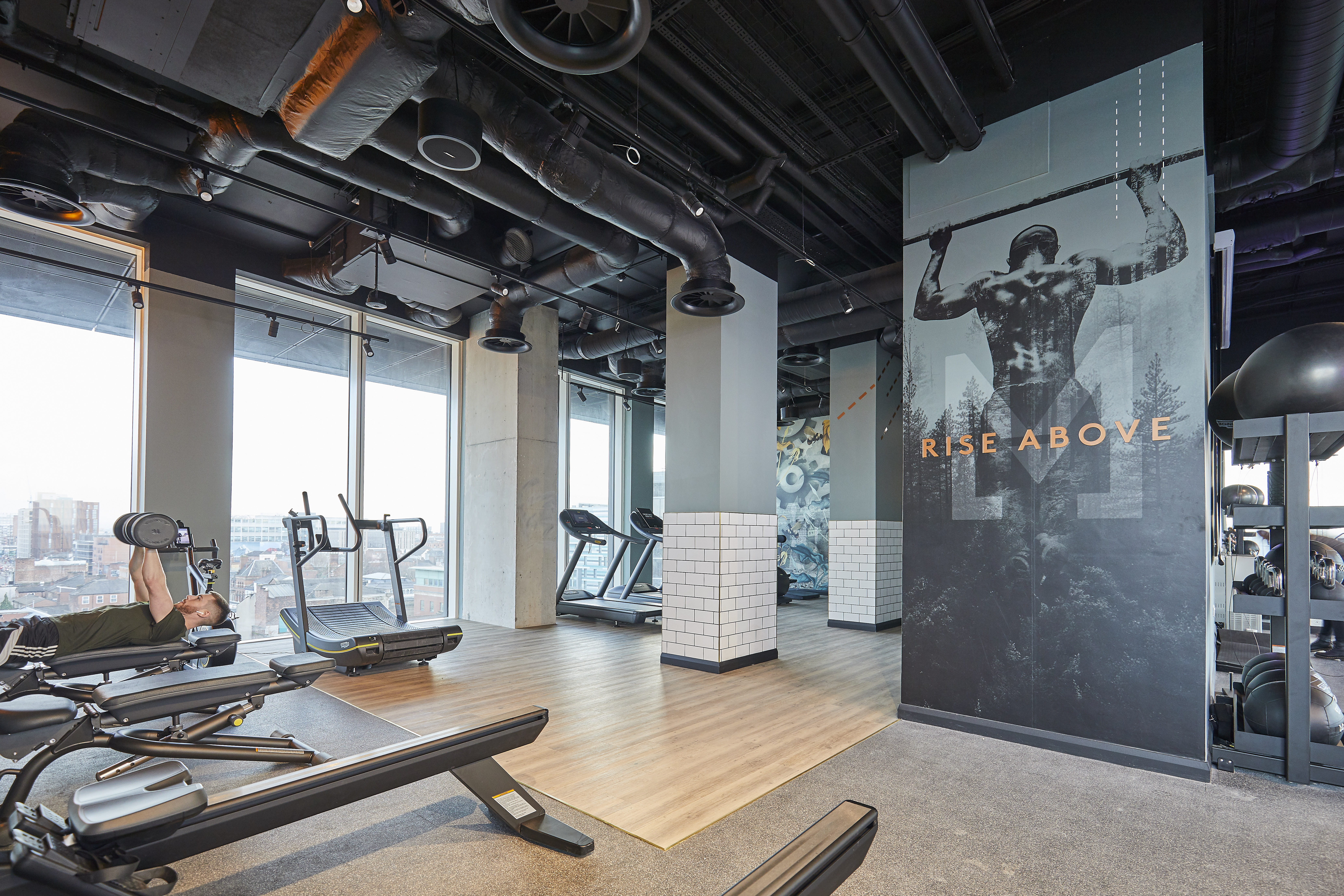 view of The City of London from balcony