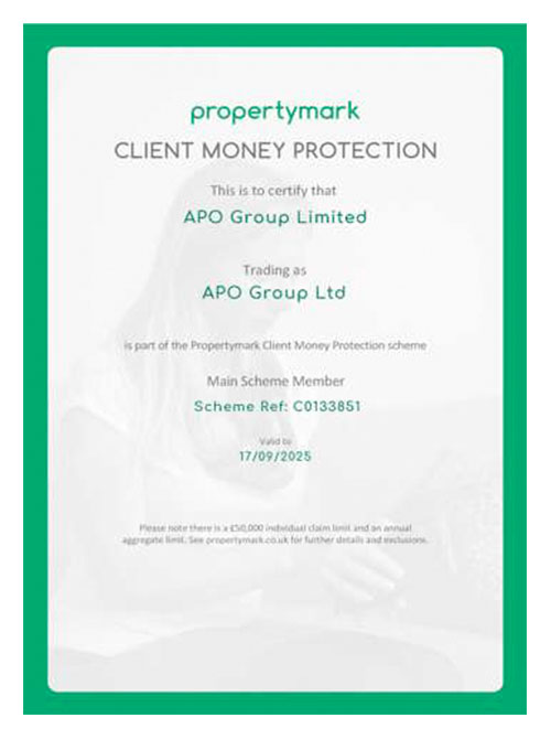 Property Mark Residents money protection scheme