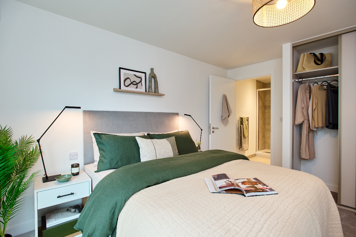 The Holloway 2 bed apartment, double bed ensuite