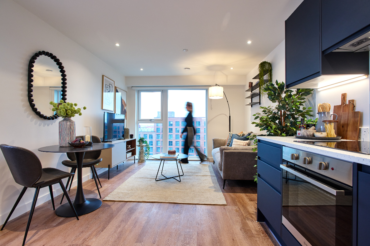 The Holloway 1 bed lounge area